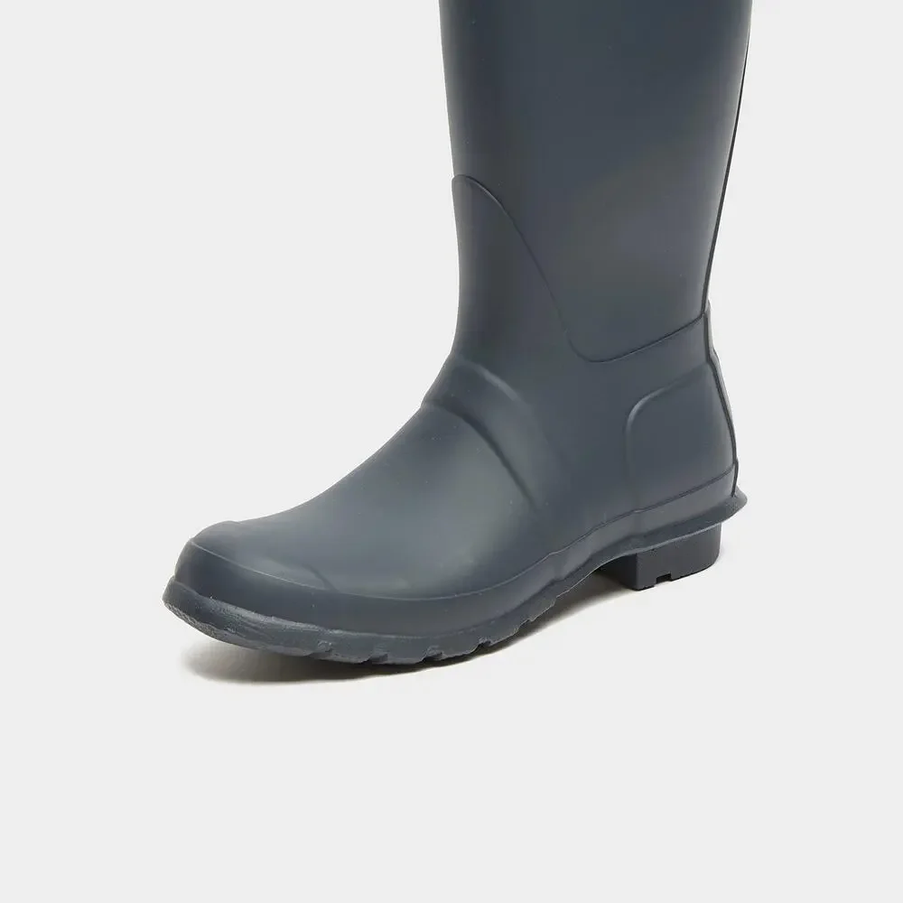 HUNTER WOMEN'S WORK WELLINGTONS, BLUE NAVY, US-0 / ASIA SIZE S